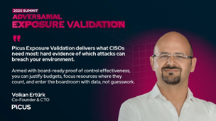 Picus CTO Volkan Ertürk at the 2025 Exposure Validation Summit